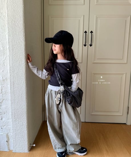 53[予約]COMMA piping stripe pants