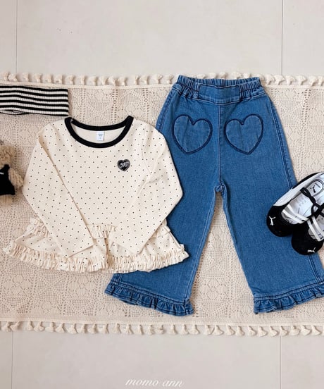 9[予約]momoann dot frill t