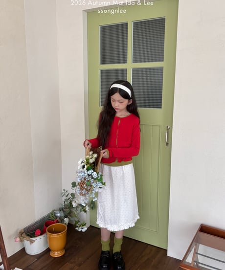 79[予約]matilda&lee button cardigan