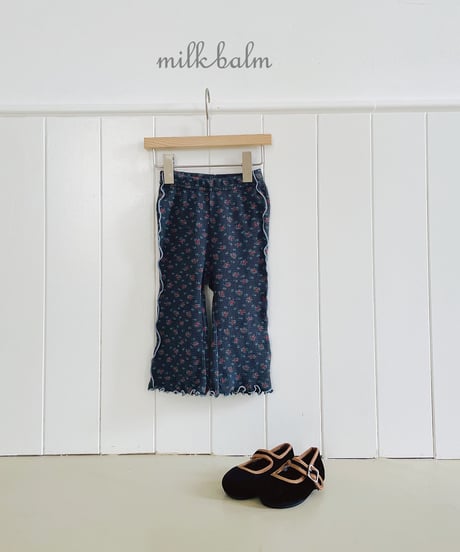 18[予約]milkbalm bloom waffle pants