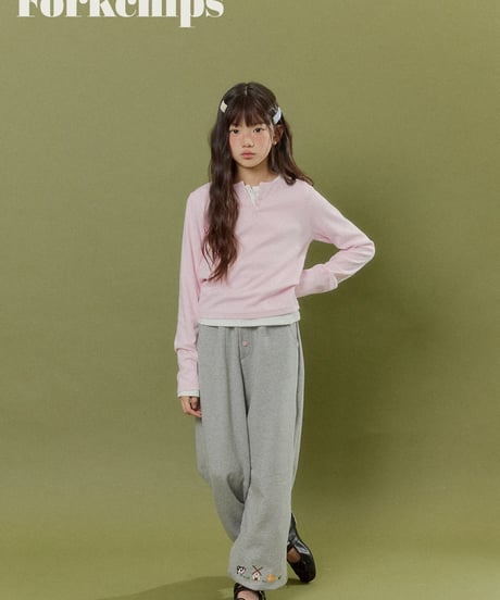 15[予約]FORKCHIPS peach snap t-shirt