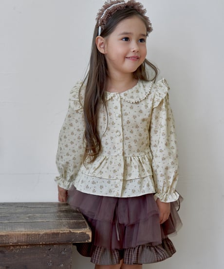 15[予約]marron french blouse(XS-L)