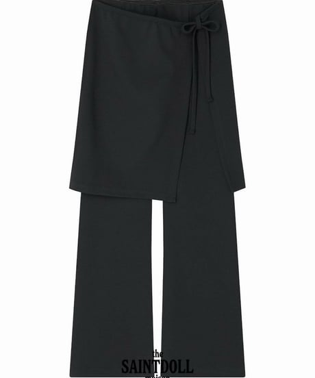 42[予約]saintdoll wrap boot cut pants