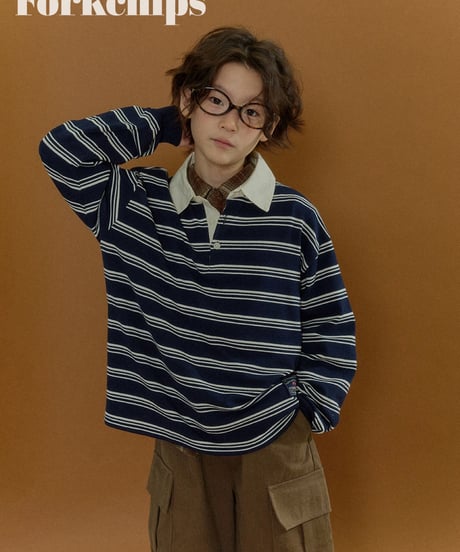 9[予約]FORKCHIPS dusty collar t