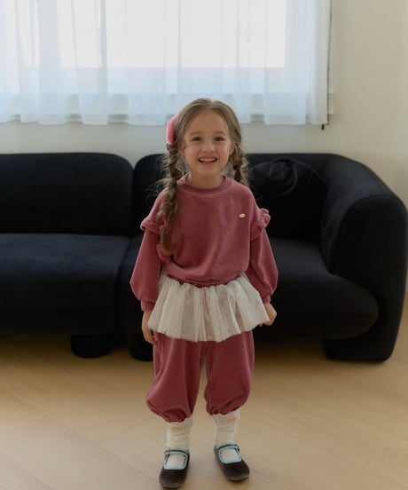 12[予約]berryberry luna velour set