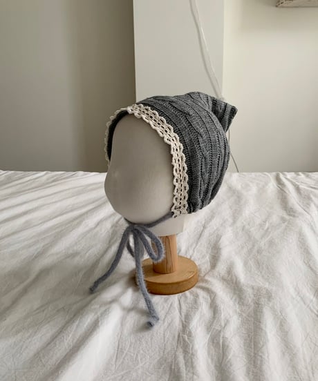 11[予約]bebeholic cable knit bonnet