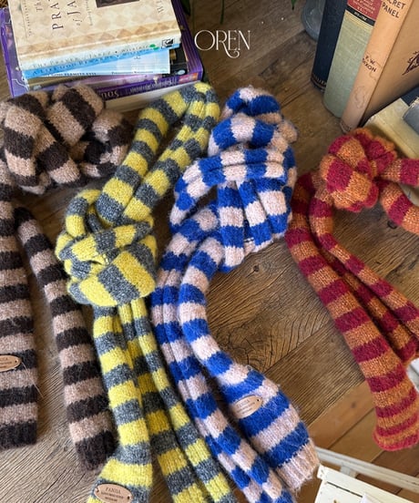 40[予約]OREN ambre stripe muffler