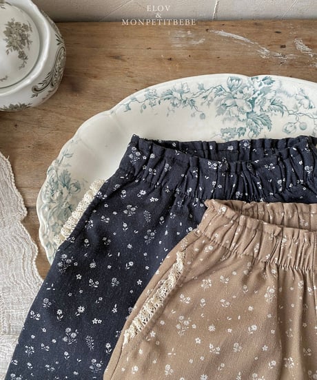 4[予約]elov&monpetitbebe ruby floral pants