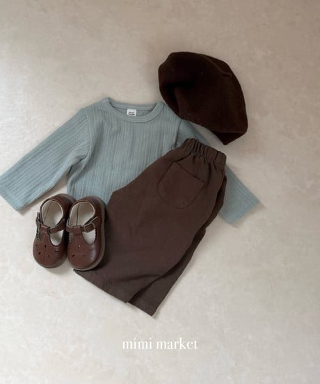 29[予約]mimi market hilton rib tee