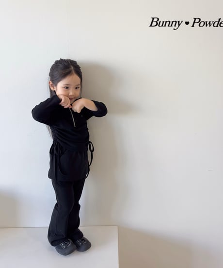 51[予約]bunny powder tenny mini wrap skirt pants