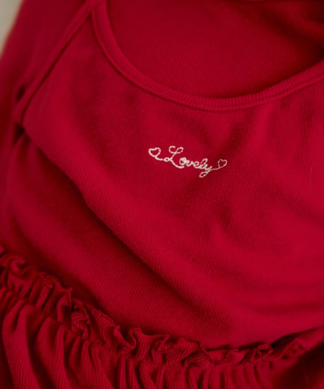 23[予約]momoann holty frill t