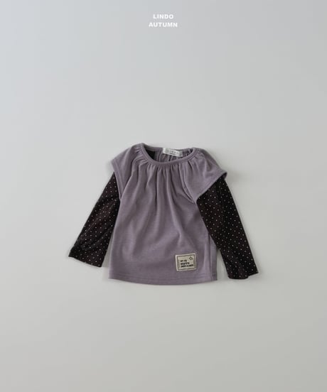 3[予約]LINDO dot layered tee