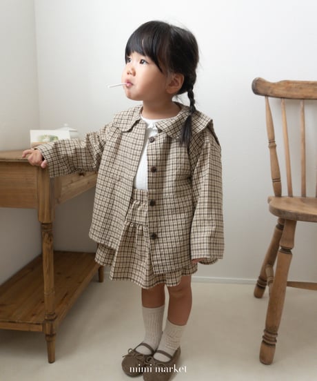 7[予約]mimi market lona tiered skirt