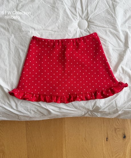 13[予約]ninibello dear dot skirt