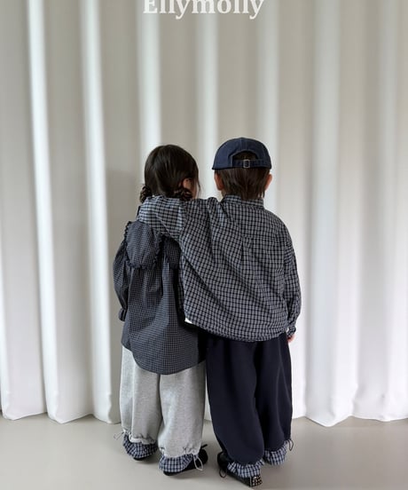 55[予約]ELLYMOLLY hershey color block pants
