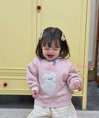 21[予約]ololala popo bear fleece line mtm