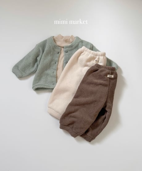 41[予約]mimi market egg pintuck jogger