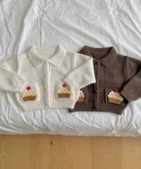 51[予約]ninibello cupcake knit cardigan