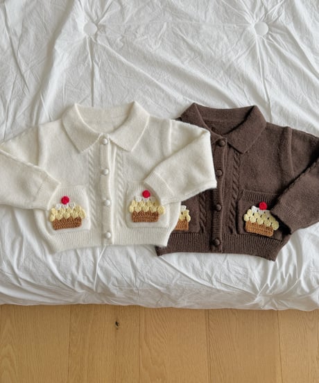 51[予約]ninibello cupcake knit cardigan