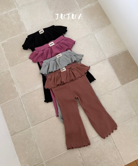 17[予約]jujua frill flared pants