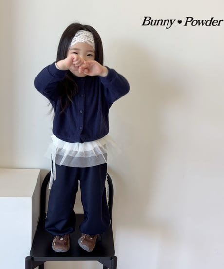 66[予約]bunny powder layering skirt