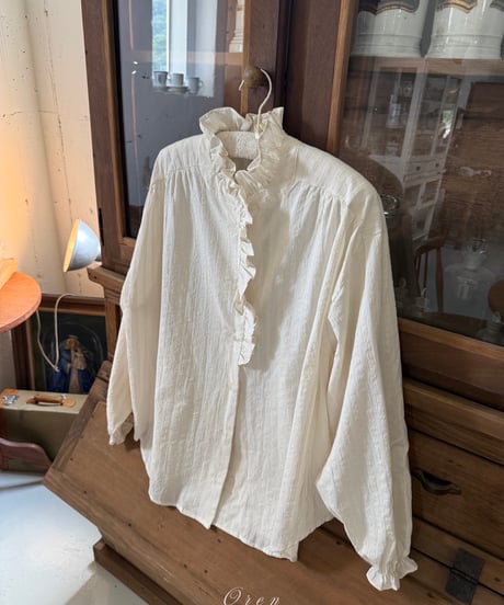 57[予約]OREN lea frill blouse(adult)