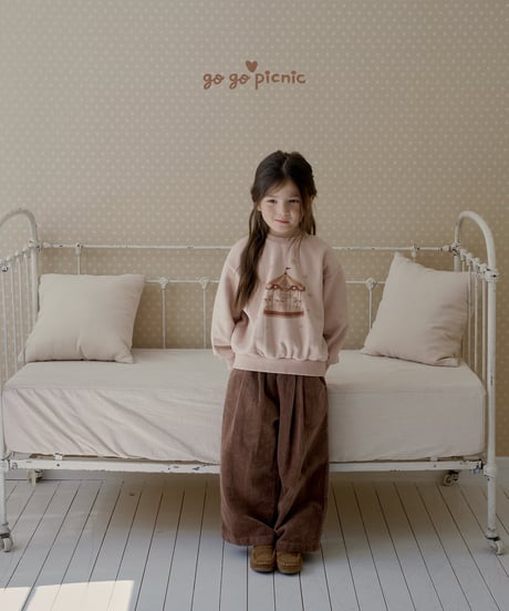 10[予約]go go picnic cocoa pants