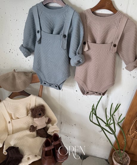 63[予約]OREN loen knit set