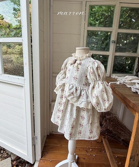 41[予約]marron happy dress(XS-L)