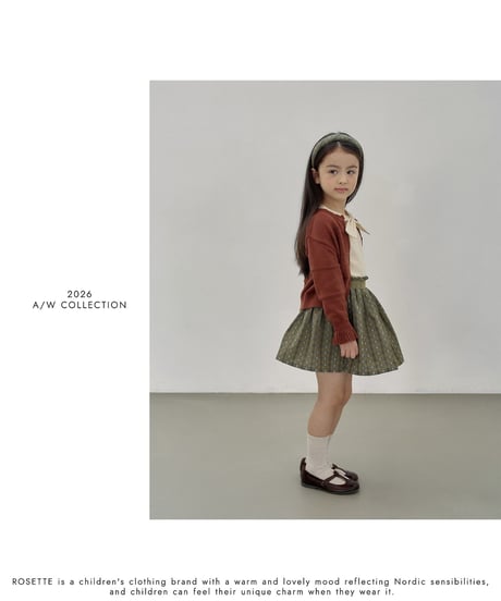 24[予約]ROSETTE maple skirt