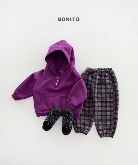 31[予約]bonito bracketed hoodie