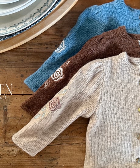 4[予約]OREN gemma knit cardigan