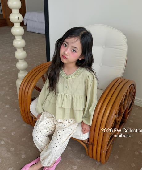 42[予約]ninibello monet lace blouse