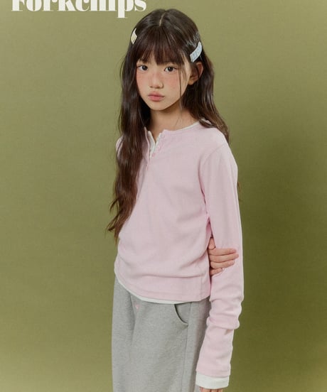 15[予約]FORKCHIPS peach snap t-shirt