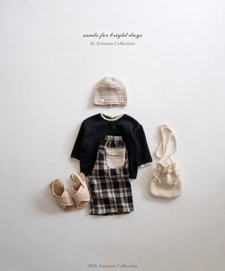 12[予約]anggo cookie pants