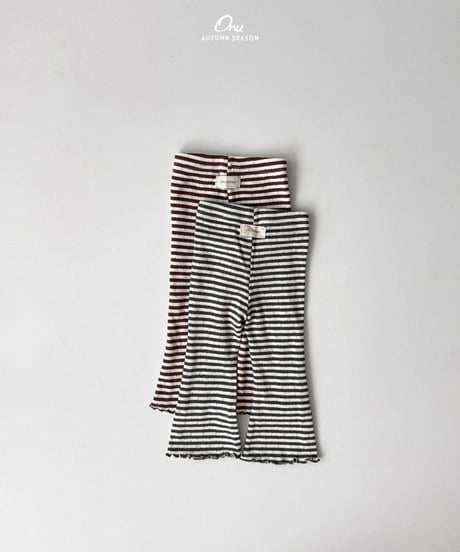 12[予約]onu frill bootcut