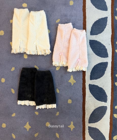 12[予約]bunnytail bunny lace warmer