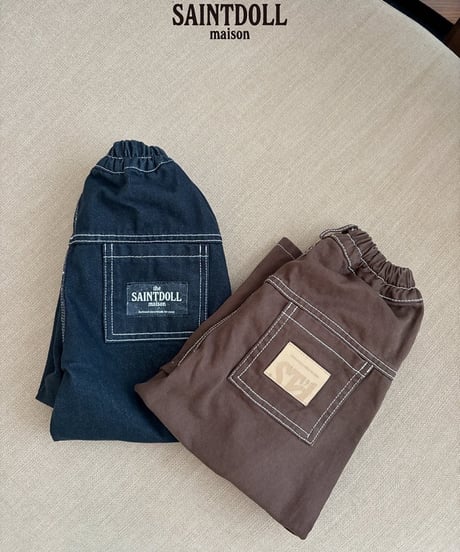 52[予約]saintdoll curved pants