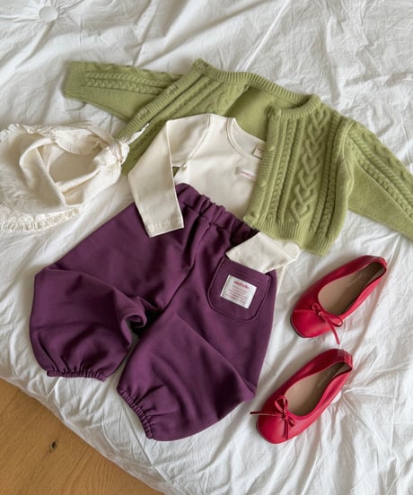 25[予約]ninibello betty color sweatpants