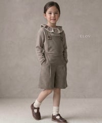 2[予約]elov&monpetitbebe rev cotton overall