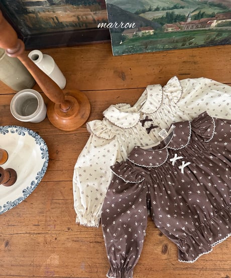 18[予約]marron shine blouse(XS-L)