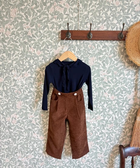 6[予約]ohho pepper bijou pintuck pants