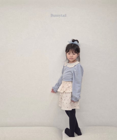17[予約]bunnytail lace collar t