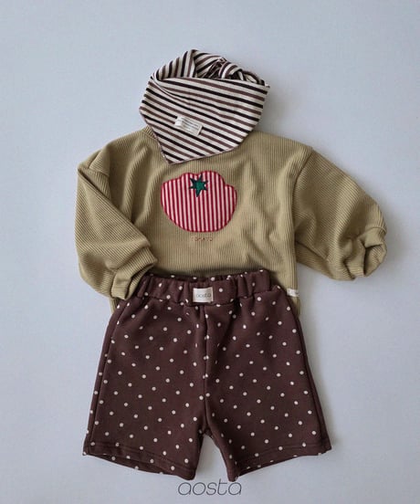 12[予約]Aosta dot tongtong pants