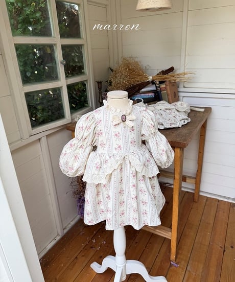 41[予約]marron happy dress(XS-L)