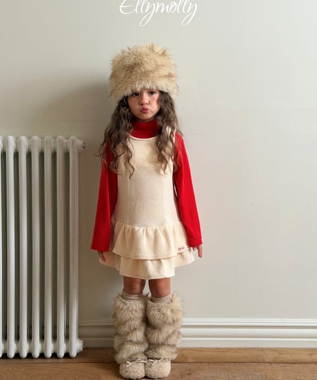 107[予約]ELLYMOLLY coco fur warmer