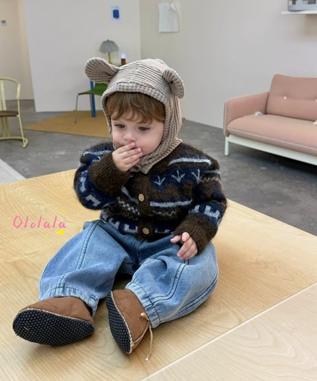 24[予約]ololala forest knit cardigan