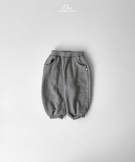 3[予約]onu colored jogger pants