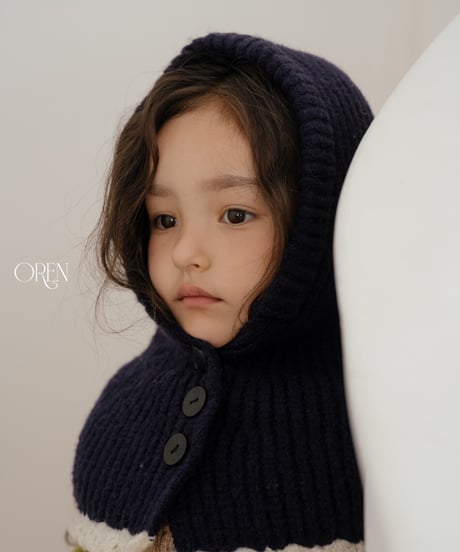 13[予約]OREN color blocked cape balaclava