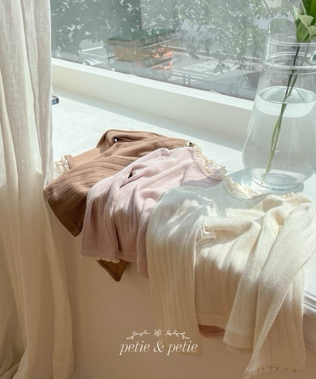 13[予約]petit&petit molly lace t